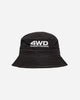 4 Worth Doing Gradient Stitch Nylon Bucket Black Hats Bucket 4WDSS23HT5 BLACK
