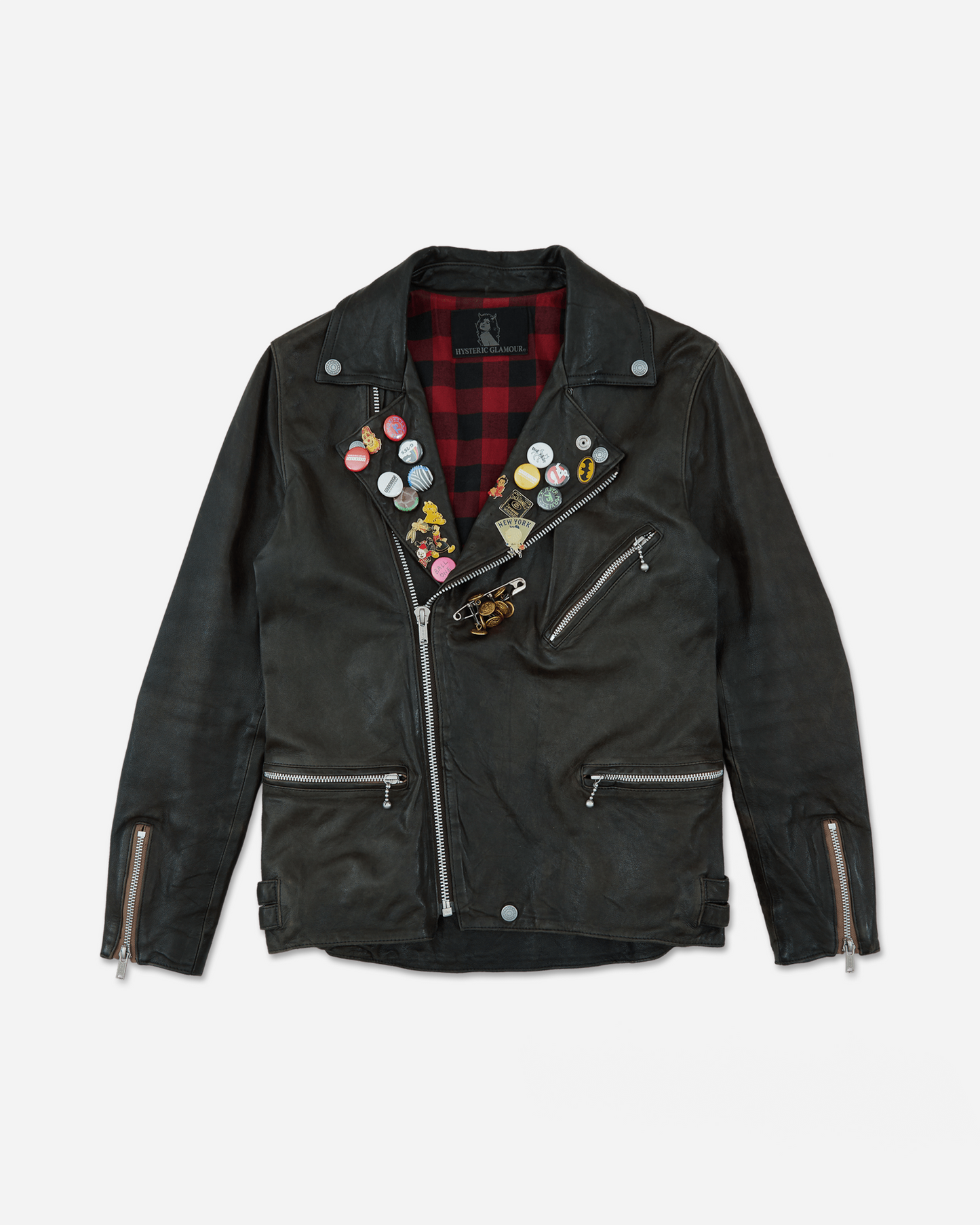 Double Riders Leather Jacket Black