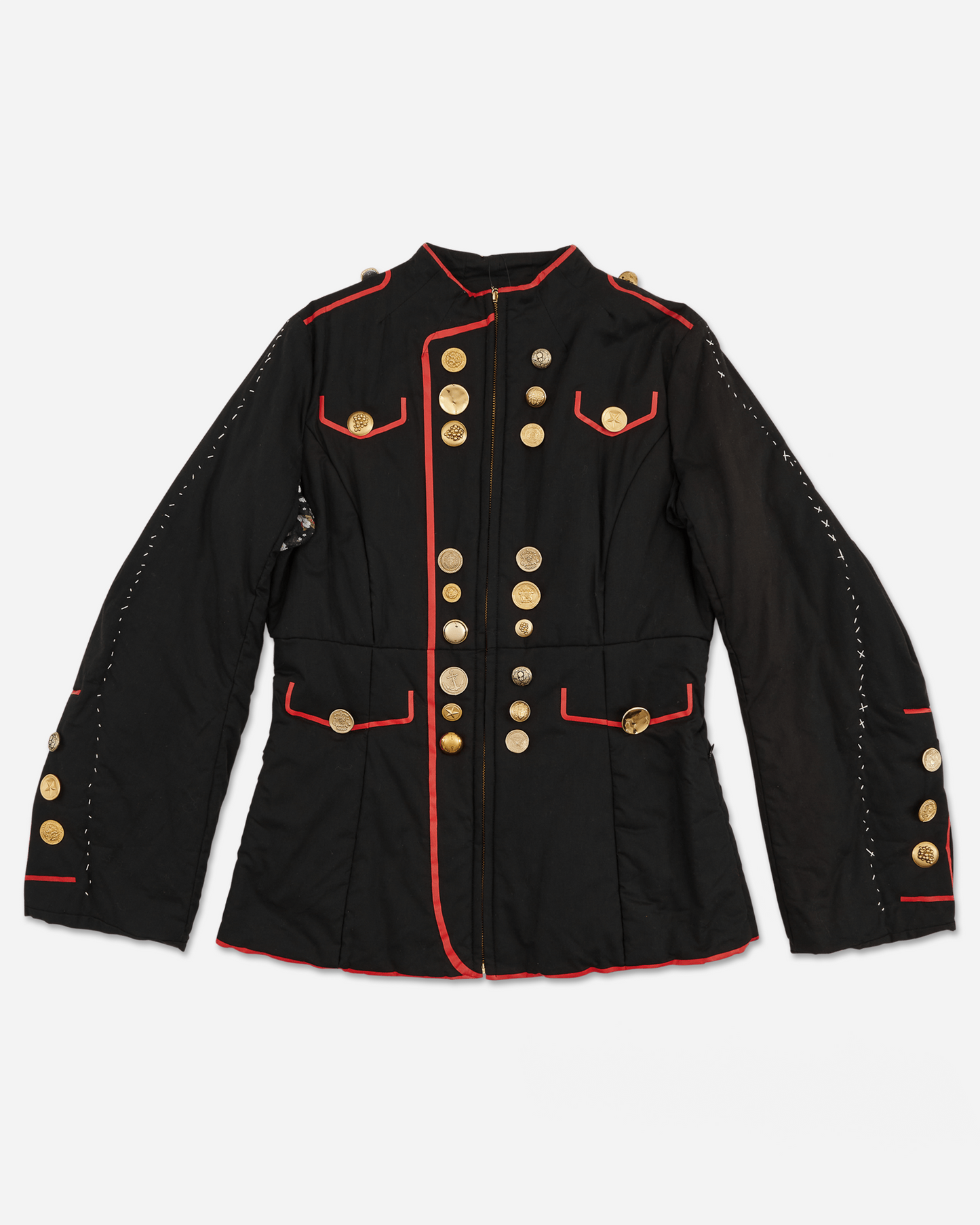 Napoleon Structured Military Jacket Black