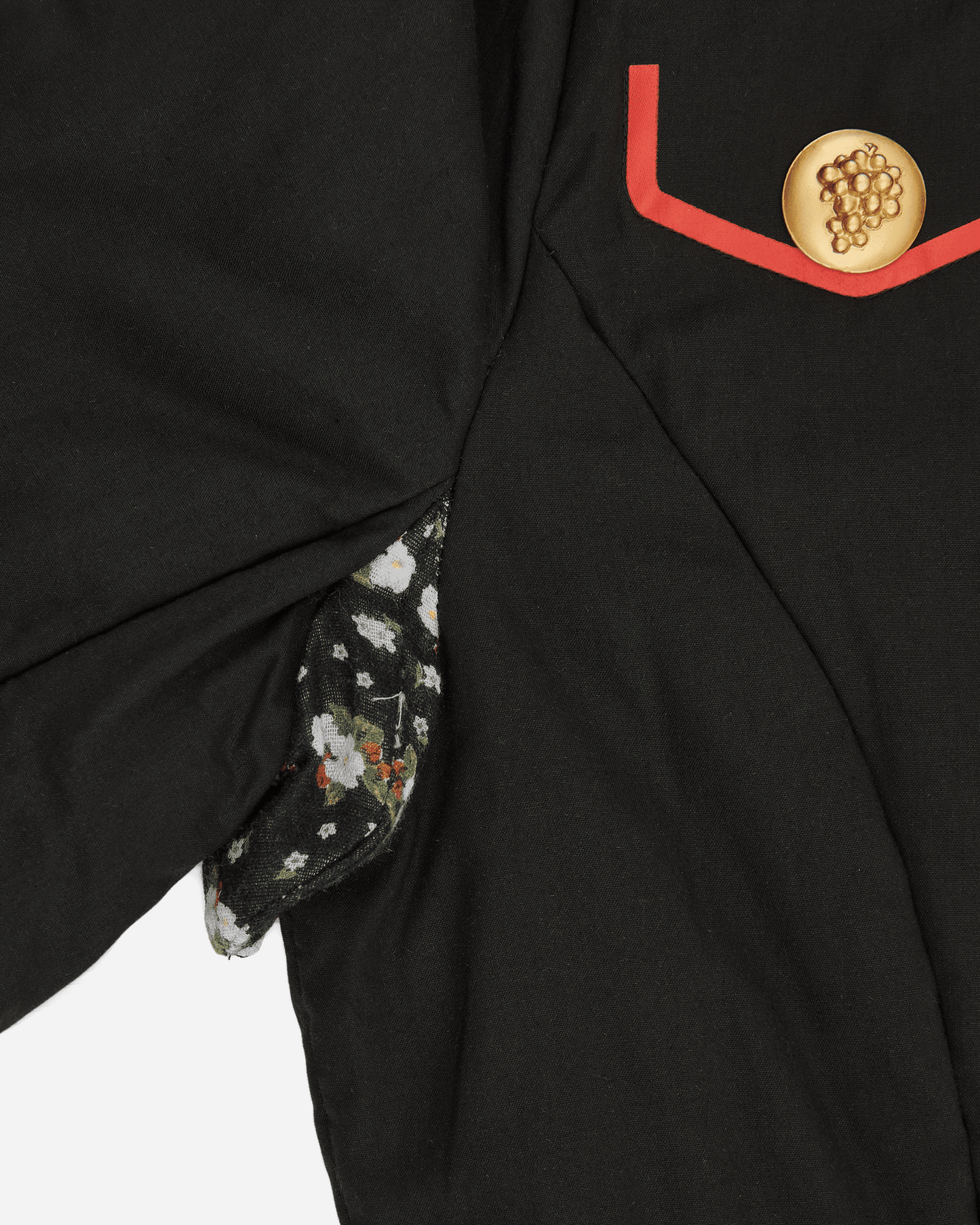 Napoleon Structured Military Jacket Black