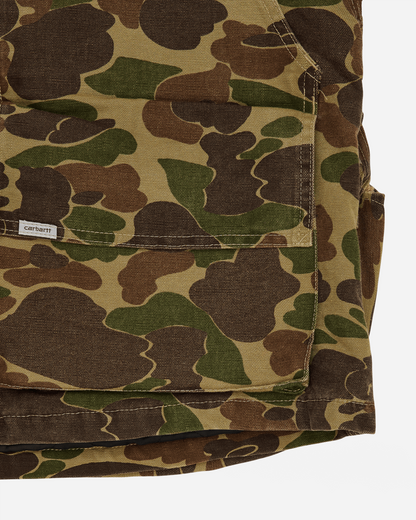 Duck Hunting Quilt Lined Jacket Camouflage Green