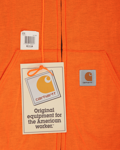 Thermo Car-Lux Zip Hooded Sweatshirt Neon Orange