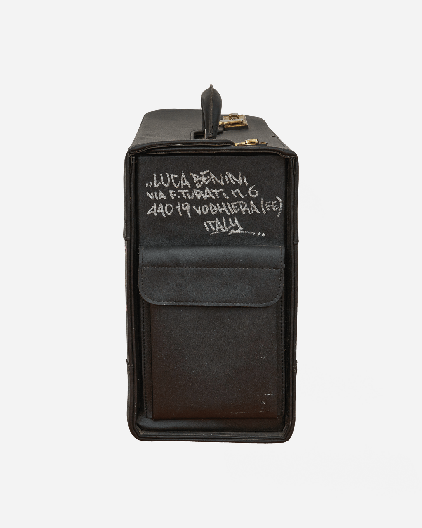 Luca Benini's First Hard Brief Case Bag Black