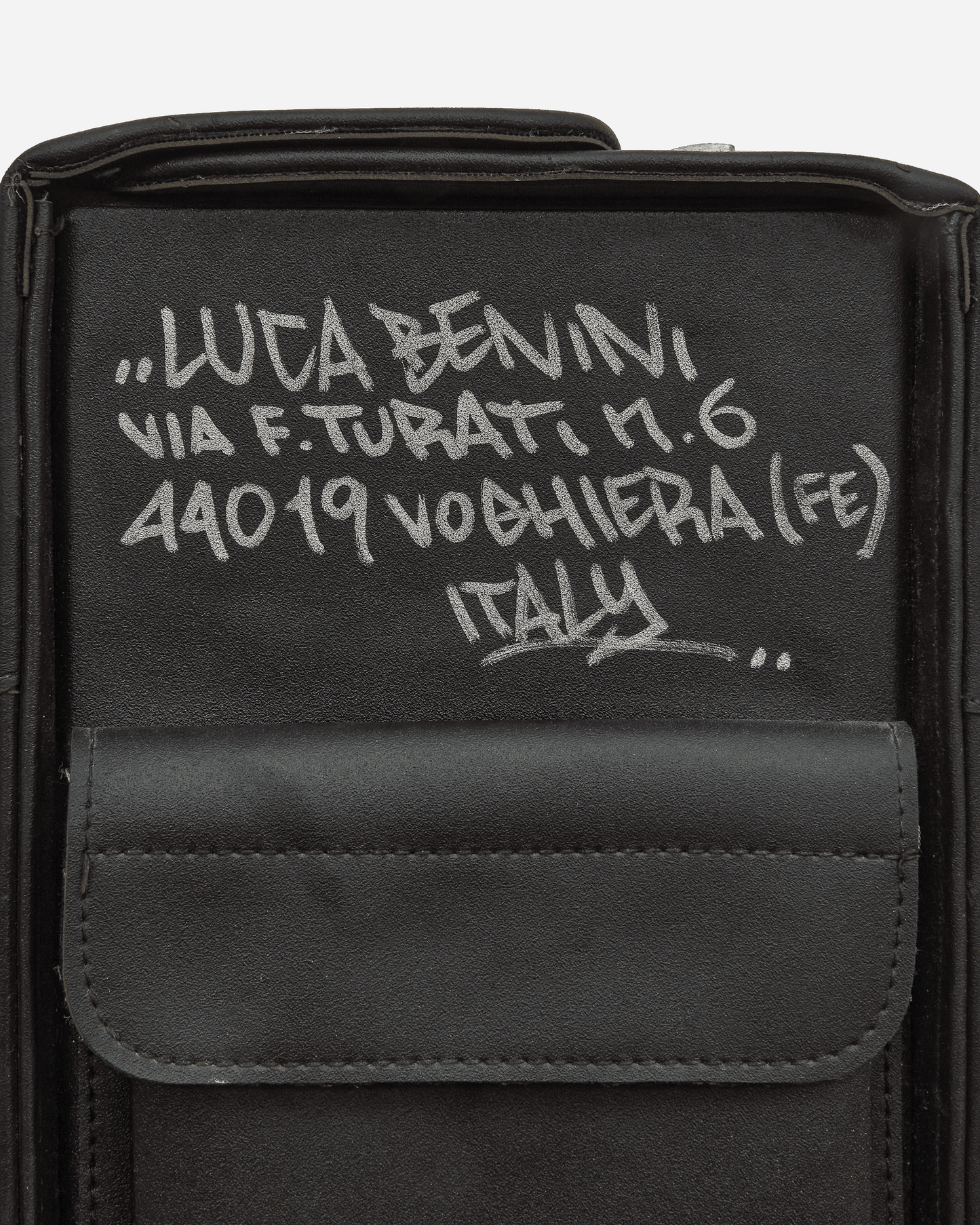 Luca Benini's First Hard Brief Case Bag Black