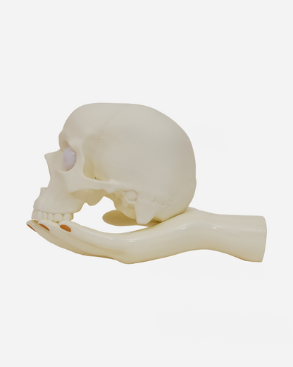 Perks and Mini Skull and Hand Lamp White
