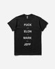 AAR Fuck Elon Tee Black T-Shirts Shortsleeve AARSJELON 001