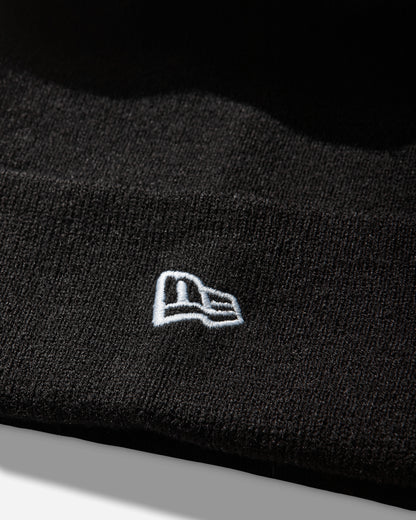 A Bathing Ape Ape Head One Point New Era Knit Cap M Black Hats Caps 1L83181901 BLACK