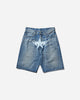 A Bathing Ape Twin Sta Relaxed Fit Denim Shorts M Light Indigo Shorts Denim Short 1L30151004 LIGHTINDI