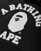 A Bathing Ape College Pullover Hoodie Black Sweatshirts Hoodies 1M30114003 BLACK