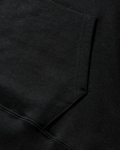 A Bathing Ape College Pullover Hoodie Black Sweatshirts Hoodies 1M30114003 BLACK