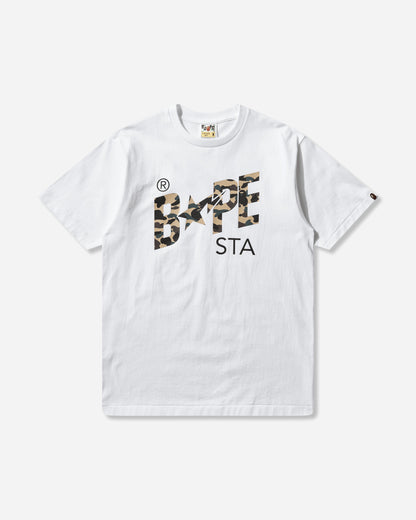 A Bathing Ape 1St Camo Bape Sta Tee White T-Shirts Shortsleeve 1M30110017 WHITE