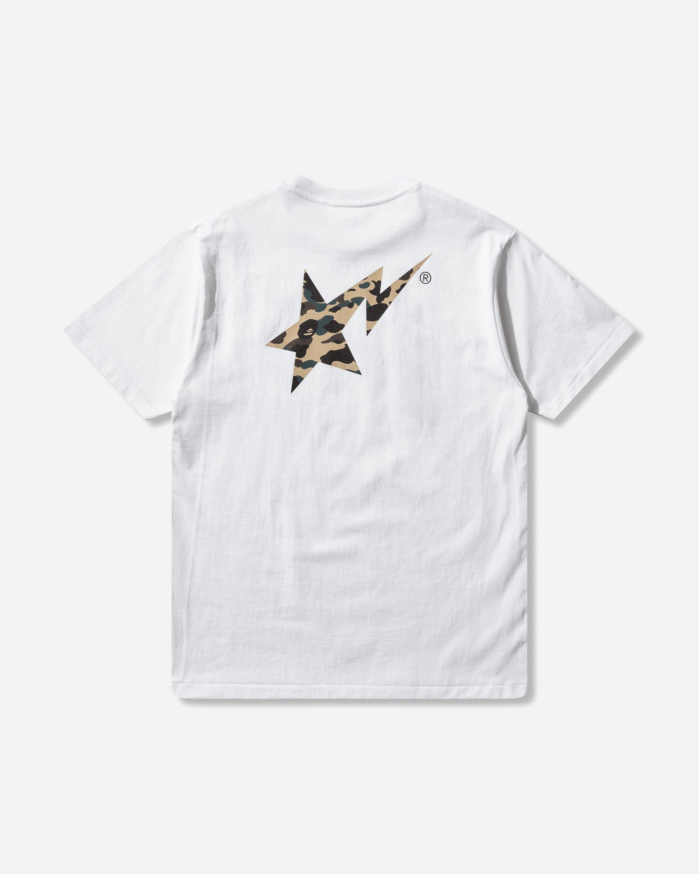 A Bathing Ape 1St Camo Bape Sta Tee White T-Shirts Shortsleeve 1M30110017 WHITE