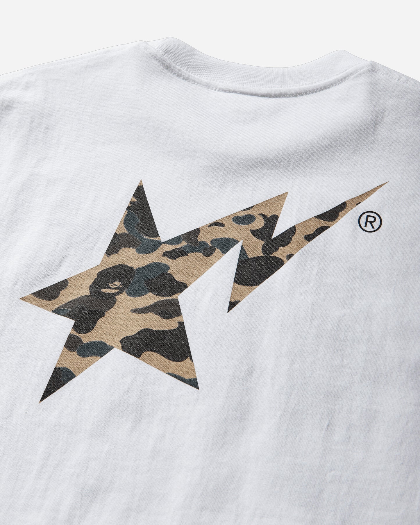 A Bathing Ape 1St Camo Bape Sta Tee White T-Shirts Shortsleeve 1M30110017 WHITE