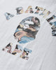 A Bathing Ape Art Camo College Tee M White T-Shirts Shortsleeve 1L80110035 WHITE