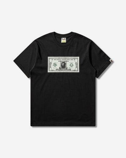 A Bathing Ape Bape Banknote Tee Black T-Shirts Shortsleeve 1M30110306 BLACK