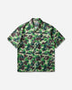 A Bathing Ape Abc Camo Open Collar Ss Shirts M Green Shirts Shortsleeve Shirt 1L30132007 GREEN
