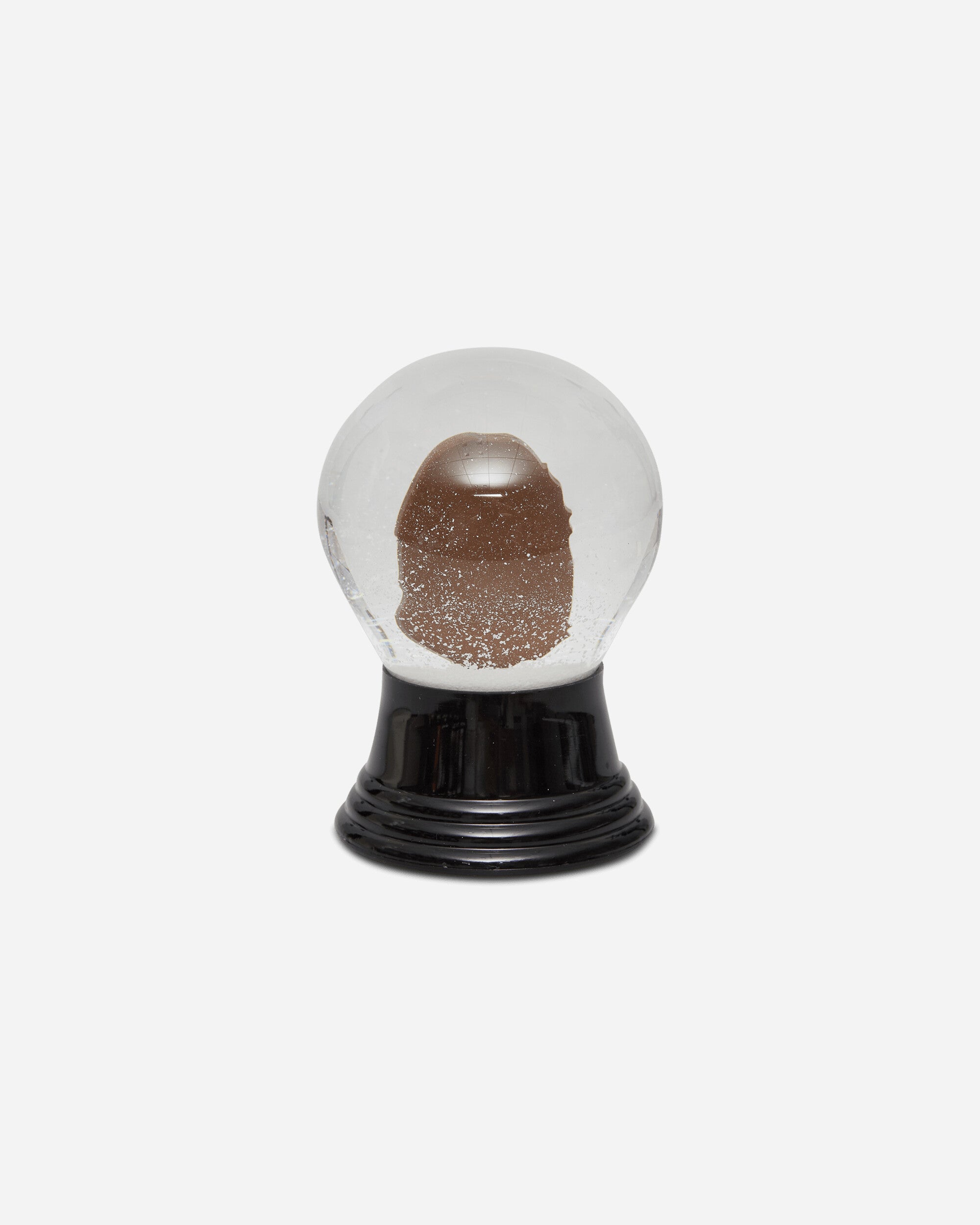 A Bathing Ape Ape Head Snow Globe M Brown Home Decor Design Items 1L80182014 BROWN