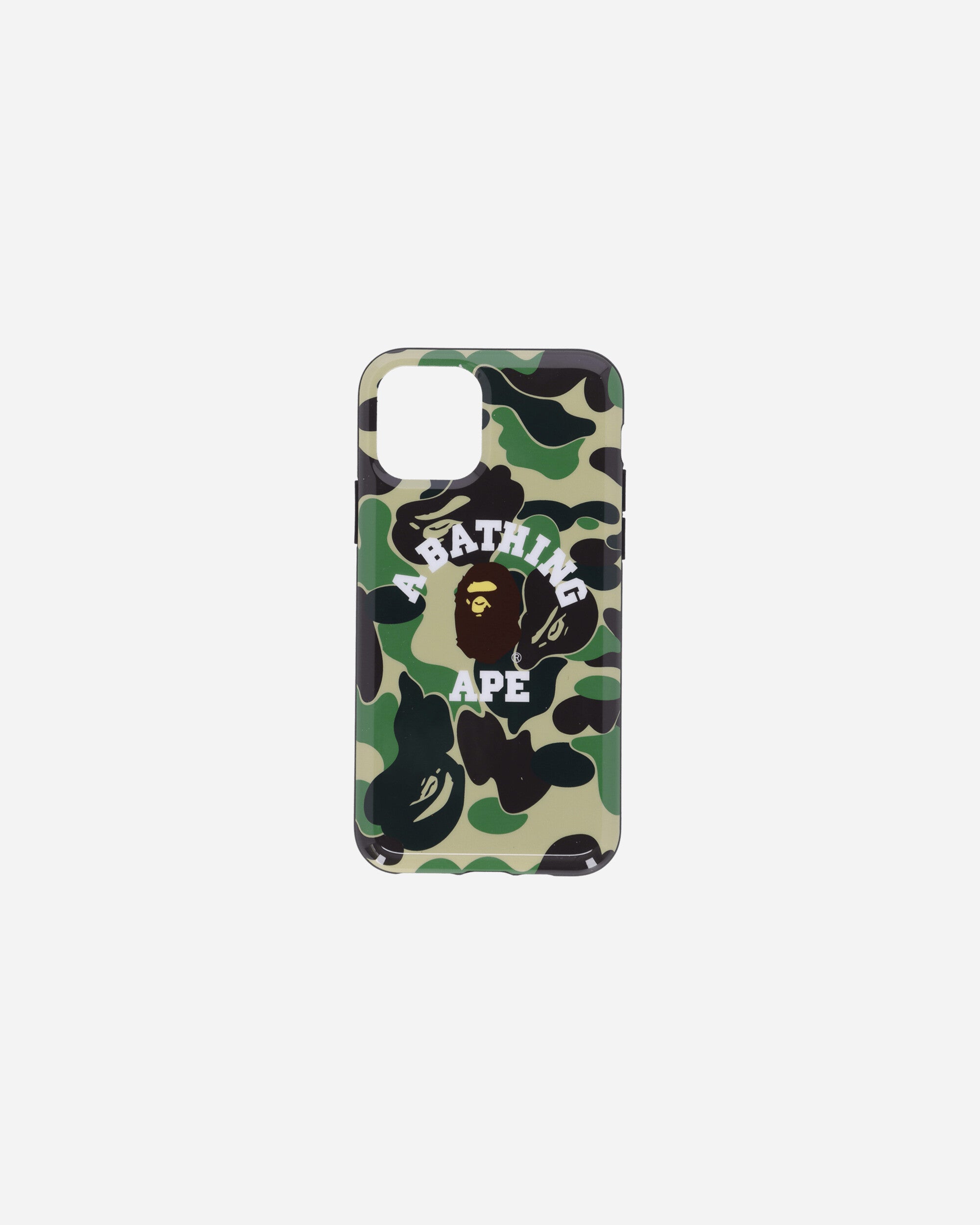 A Bathing Ape Abc Camo College I Phone 11 Pro Green Tech and Audio Phone Cases 1F70182240 002