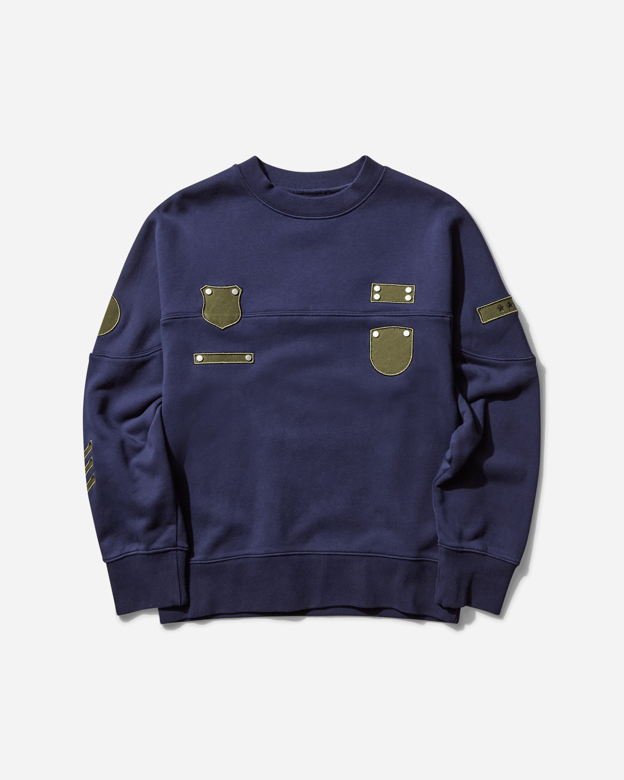AFB Patched Sweat Shirts Navy Sweatshirts Crewneck PTCHSWT NAVY