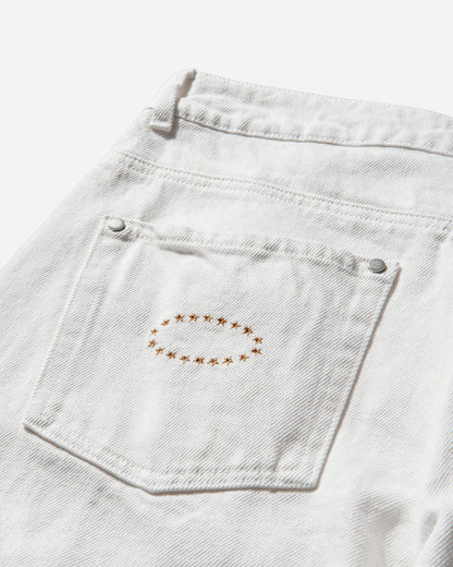 AFB Super Baggy Studded Pants White Pants Denim 41SPRBAGGYSTDDPANTS WHT