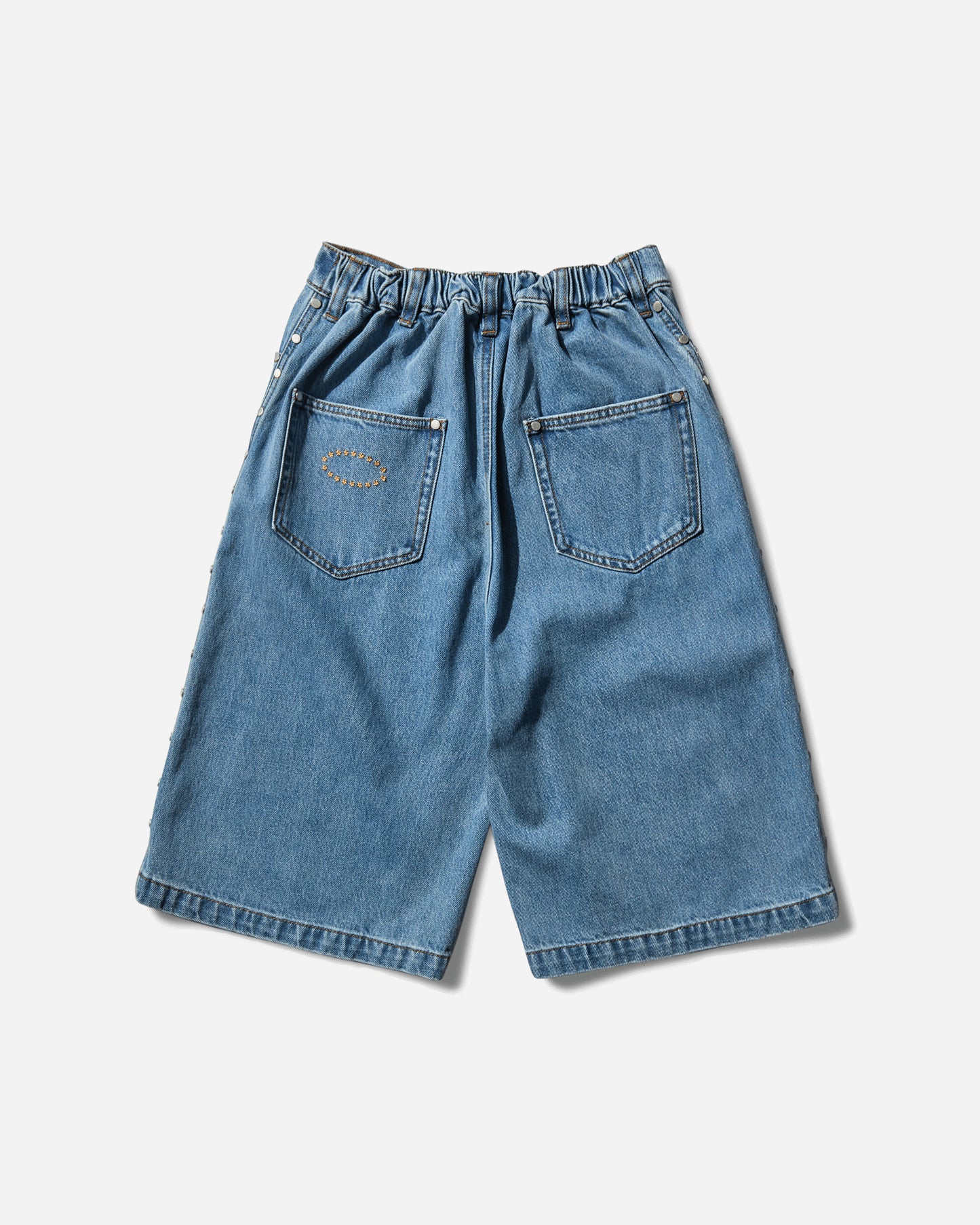 AFB Studded Wide Shorts Blue Shorts Short STUDDEDSHRT BLUE