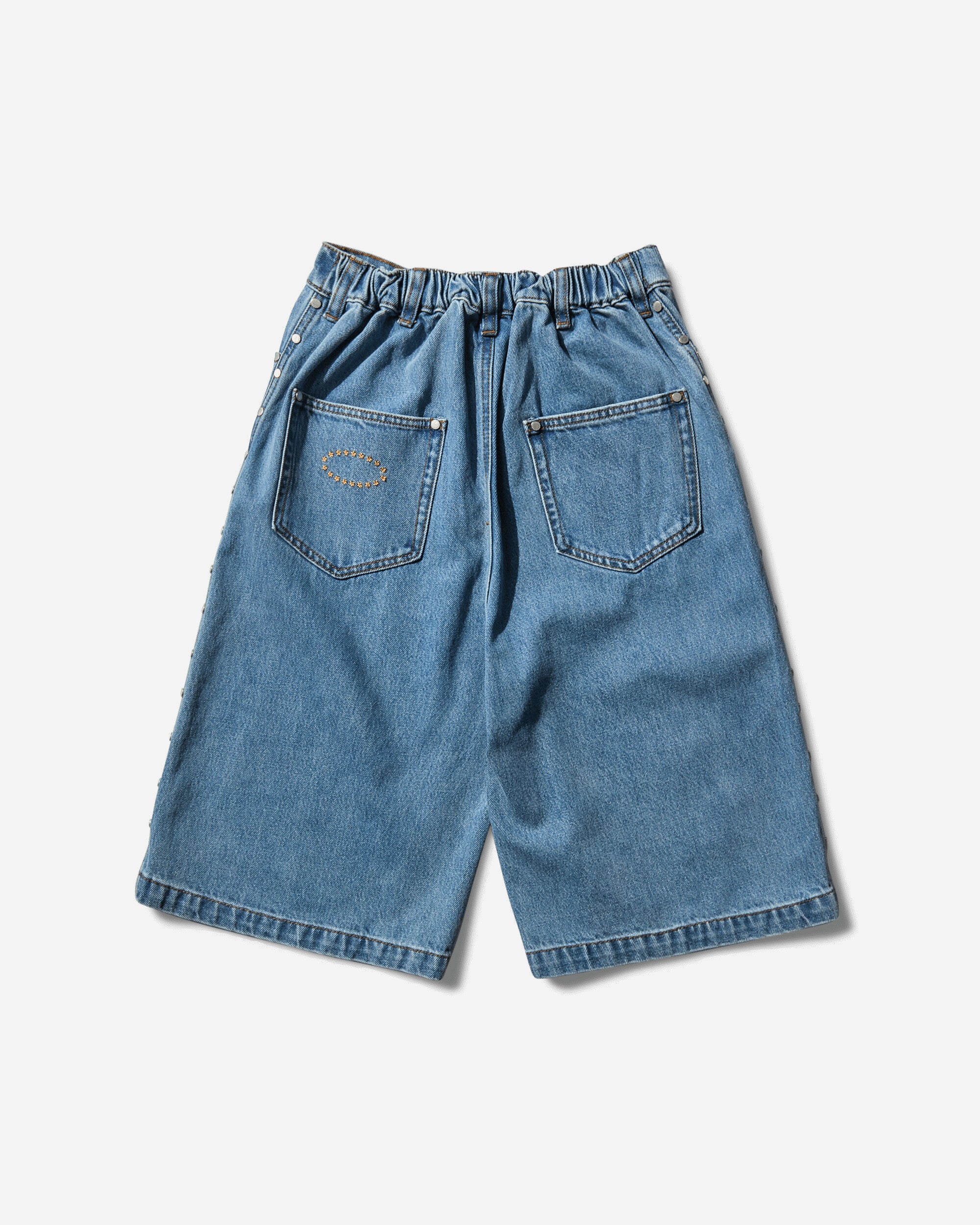 AFB Studded Wide Shorts Blue Shorts Short STUDDEDSHRT BLUE
