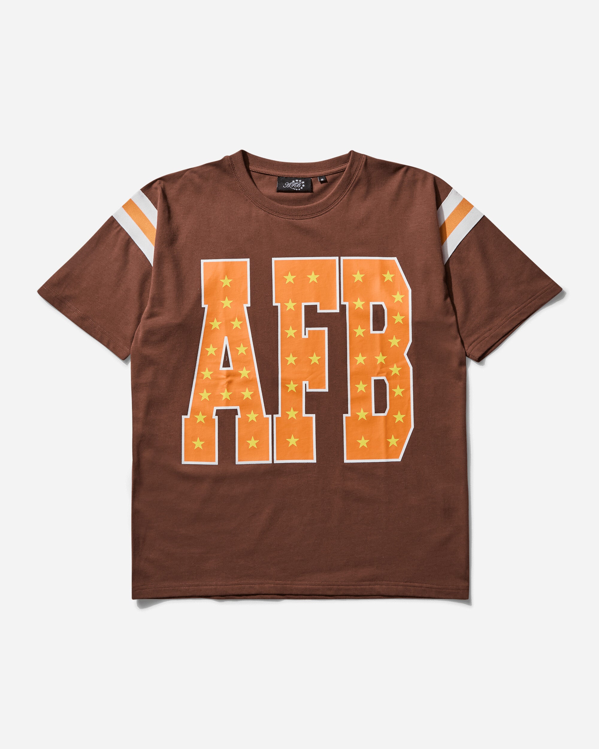 AFB Afb Football Tee Brown T-Shirts Shortsleeve FTBLTEE BROWN