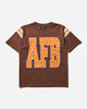 AFB Afb Football Tee Brown T-Shirts Shortsleeve FTBLTEE BROWN