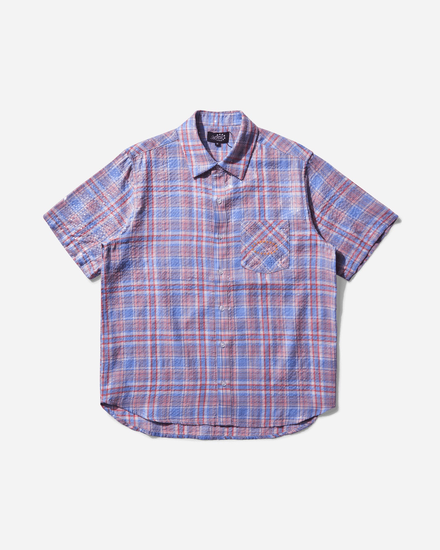 AFB Spangle Ss Shirt Red Shirts Shortsleeve Shirt SPANGLESHIRT RED