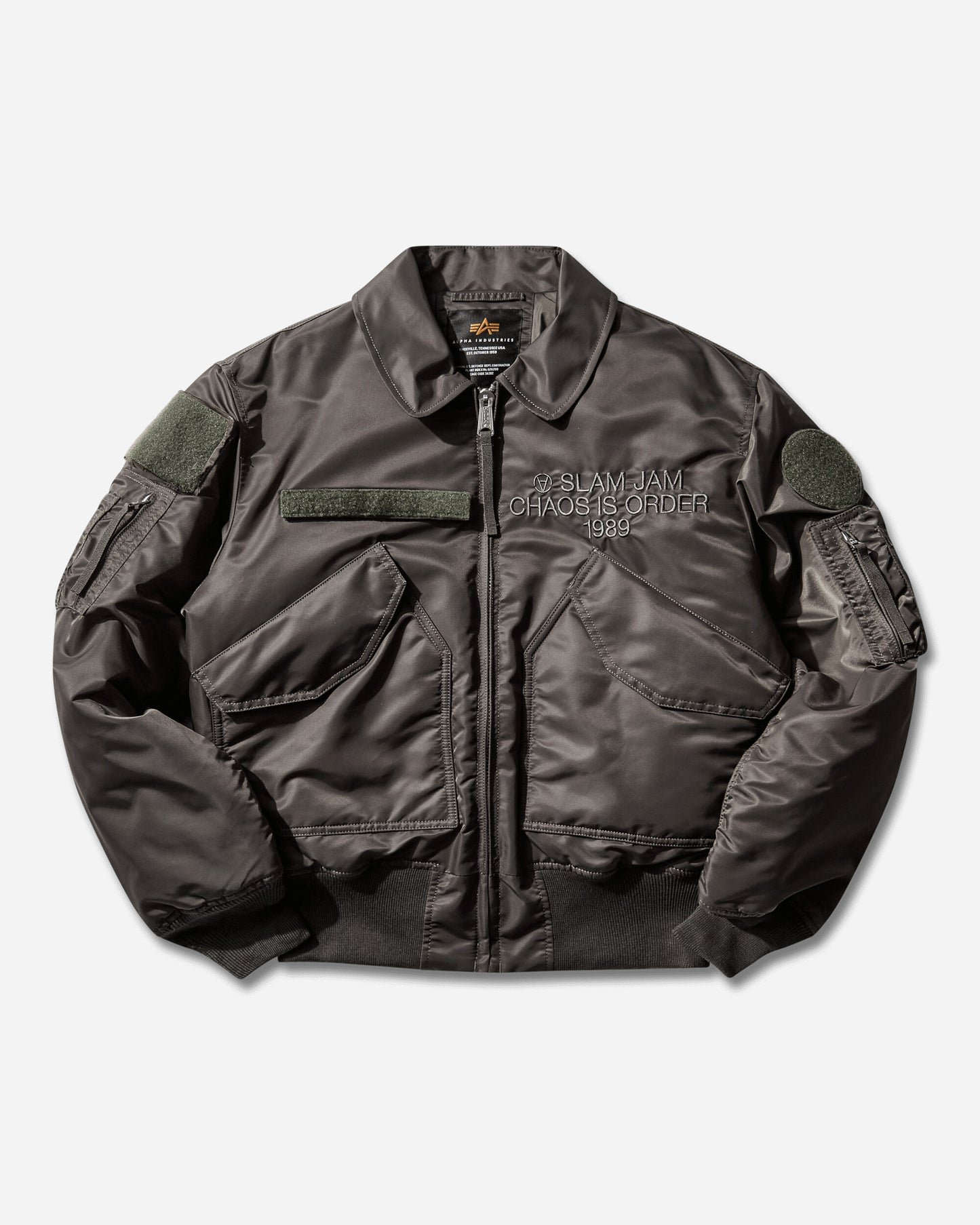 Alpha Industries Slam Jam x Alpha Industries CWU-45 Rep Grey Coats and Jackets Bomber Jackets 156156 04