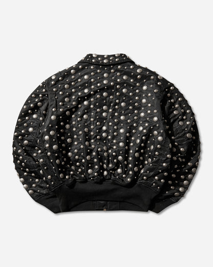 Alpha Industries Tc X Ai Cwu 45/P Flight Jacket (All Over Rivet Version) Black Coats and Jackets Bomber Jackets 258151 03