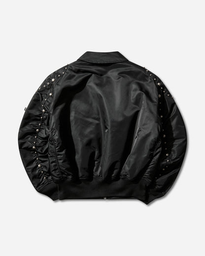 Alpha Industries Tc X Ai Cwu 45/P Flight Jacket (Rivet Version) Black Coats and Jackets Bomber Jackets 258150 03