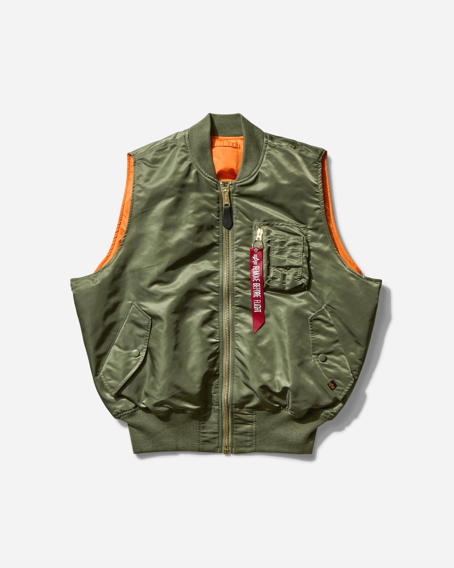 Alpha Industries MA-1 Vest sage-green Coats and Jackets Vests X156146 01