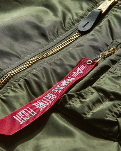 Alpha Industries MA-1 Vest sage-green Coats and Jackets Vests X156146 01