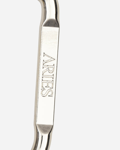 Aries Column Carabiner Silver/Gold Small Accessories Keychains AR9002405 SILVERGOLD