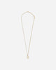 Aries Chain Necklace With Fly Paved Pendants Gold Jewellery Necklaces AR9020605 GOLD