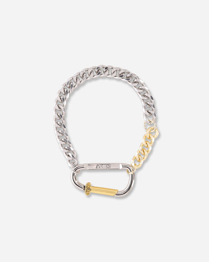 Aries Column Carabiner Silver Necklace Silver Jewellery Necklaces AR9026305 SILVER