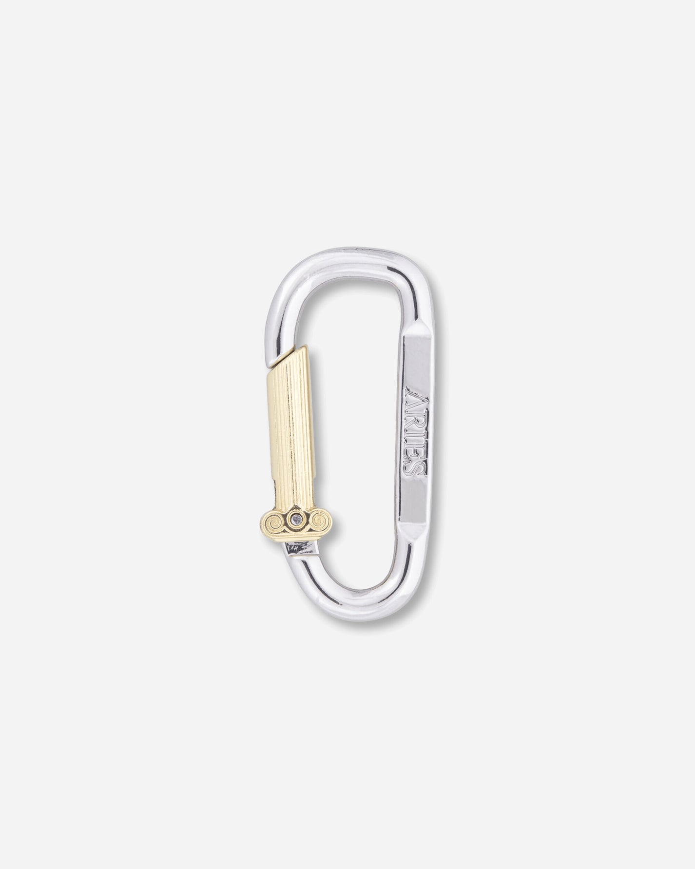 Aries Mini Carabiner Chain Necklace Silver Jewellery Necklaces AR9026505 SILVER