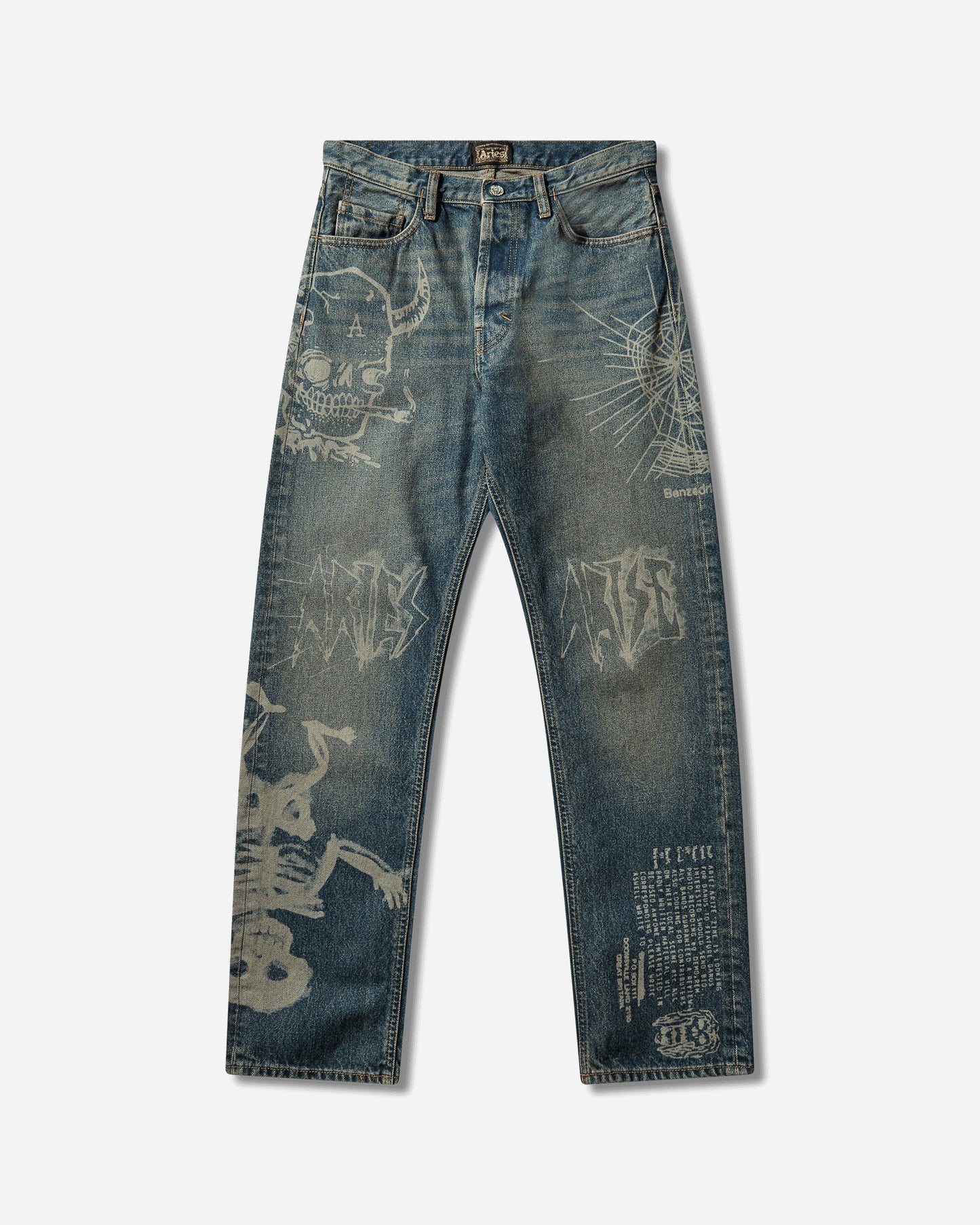 Aries Metal 00 S Lilly Jean Blue Pants Denim AR3020105 BLUE