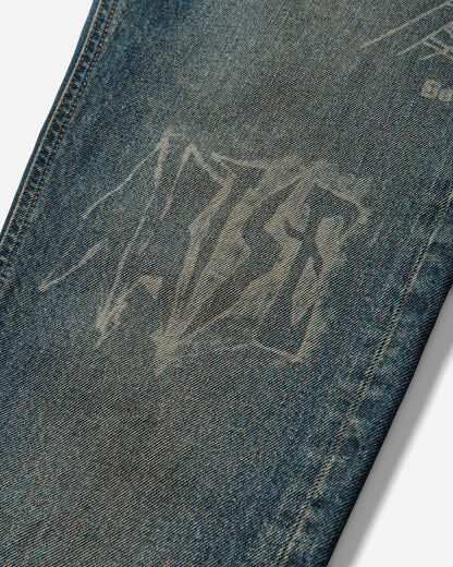 Aries Metal 00 S Lilly Jean Blue Pants Denim AR3020105 BLUE