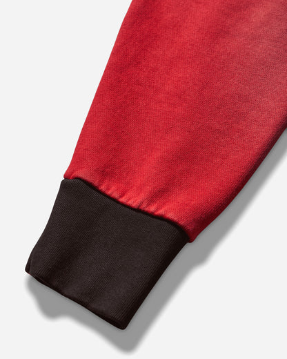 Aries Sunbleached Premium Temple Sports Hoodie Red Sweatshirts Hoodies AR2002604 Red