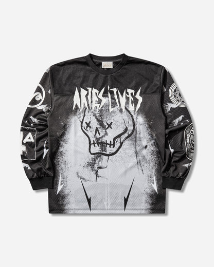 Aries Metal Airtex Ls Tee Black T-Shirts Longsleeve AR6005005 BLACK