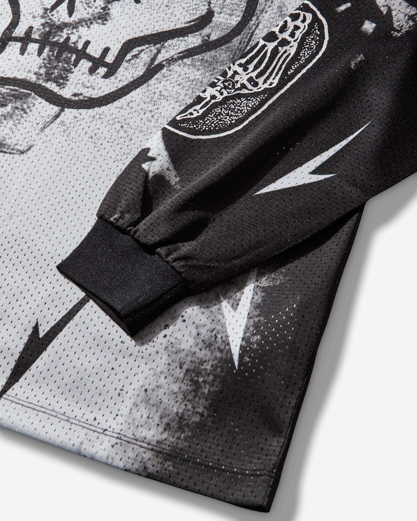 Aries Metal Airtex Ls Tee Black T-Shirts Longsleeve AR6005005 BLACK