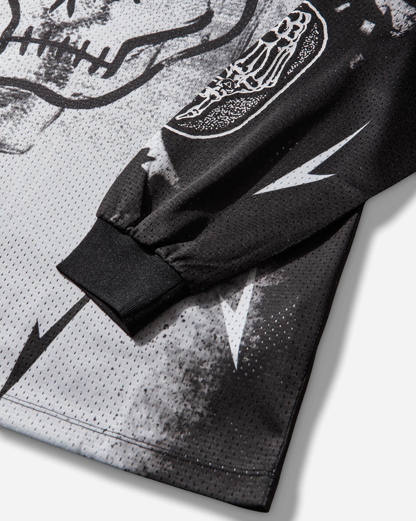 Aries Metal Airtex Ls Tee Black T-Shirts Longsleeve AR6005005 BLACK