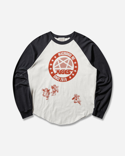 Aries Tracker Raglan Baseball Ls Tee Multi T-Shirts Longsleeve AR6002005 MULTI