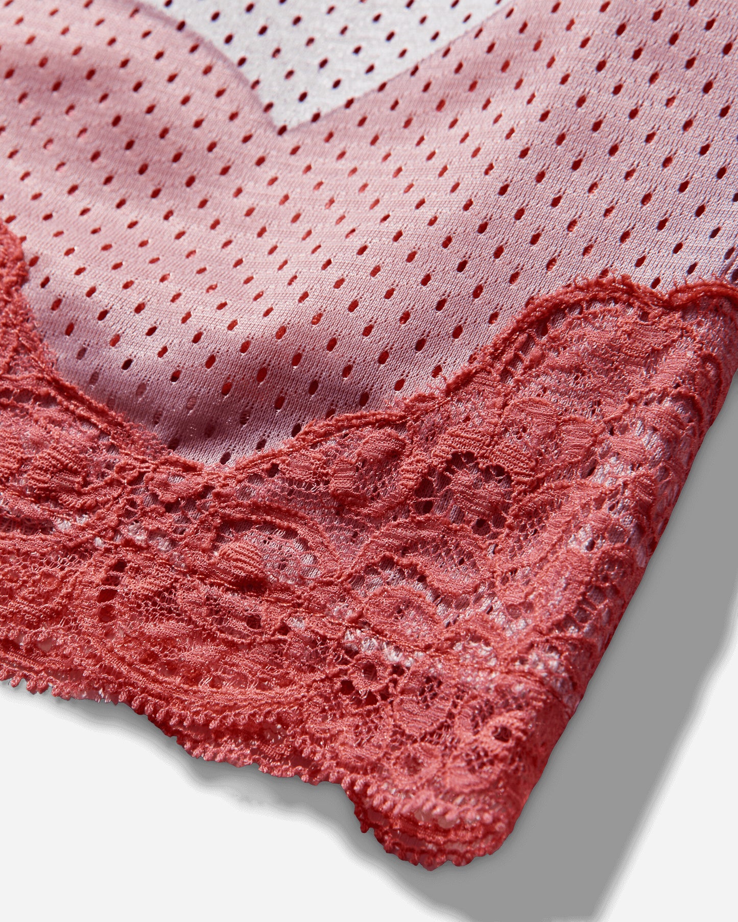 Aries Gothic Lace Airtex Shorts Pink Shorts Short AR3080005 PINK