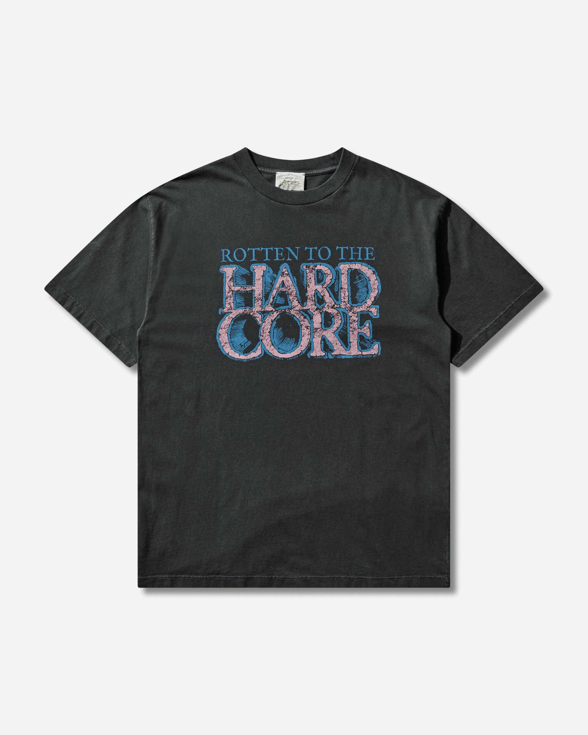 Aries Faded Hardcore Ss Tee Black T-Shirts Shortsleeve AR6001105 BLACK