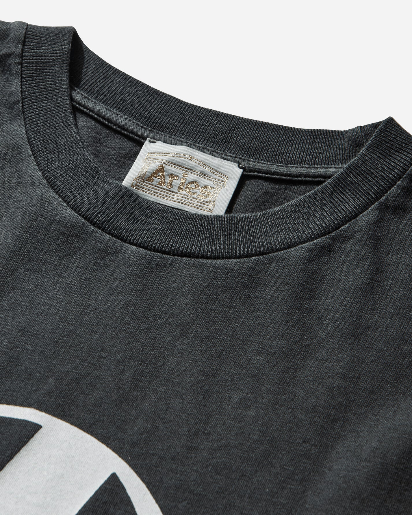 Aries Faded Punk Ss Tee Black T-Shirts Shortsleeve AR6001405 BLACK