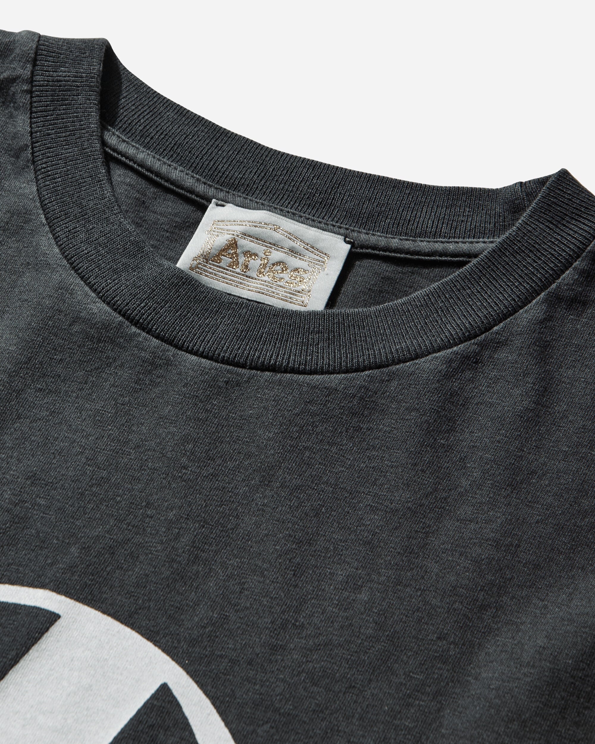 Aries Faded Punk Ss Tee Black T-Shirts Shortsleeve AR6001405 BLACK