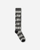 Aries Stripey Knee High Socks Black Underwear Socks AR0005105 BLACK